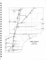 County Map, Pine County 1972